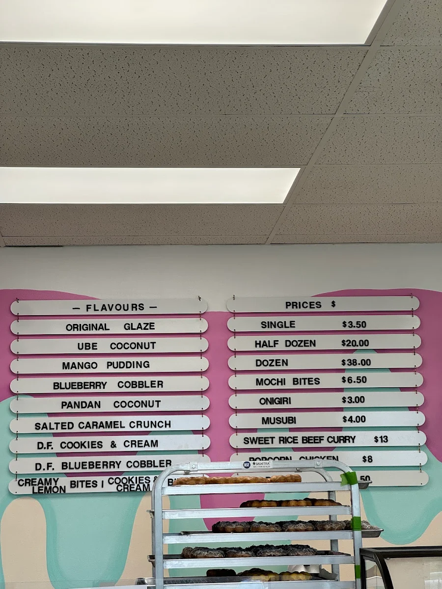 Menu, Sweet Rice