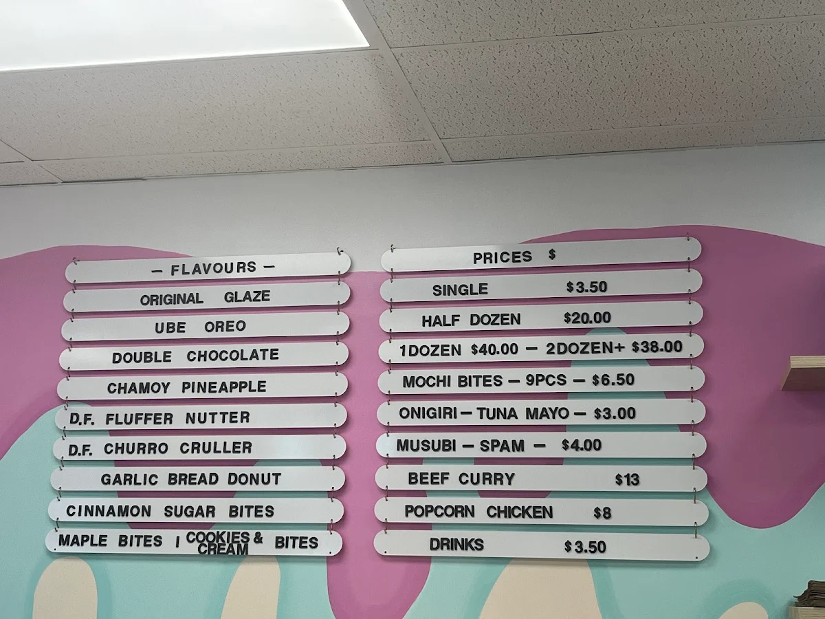 Menu, Sweet Rice