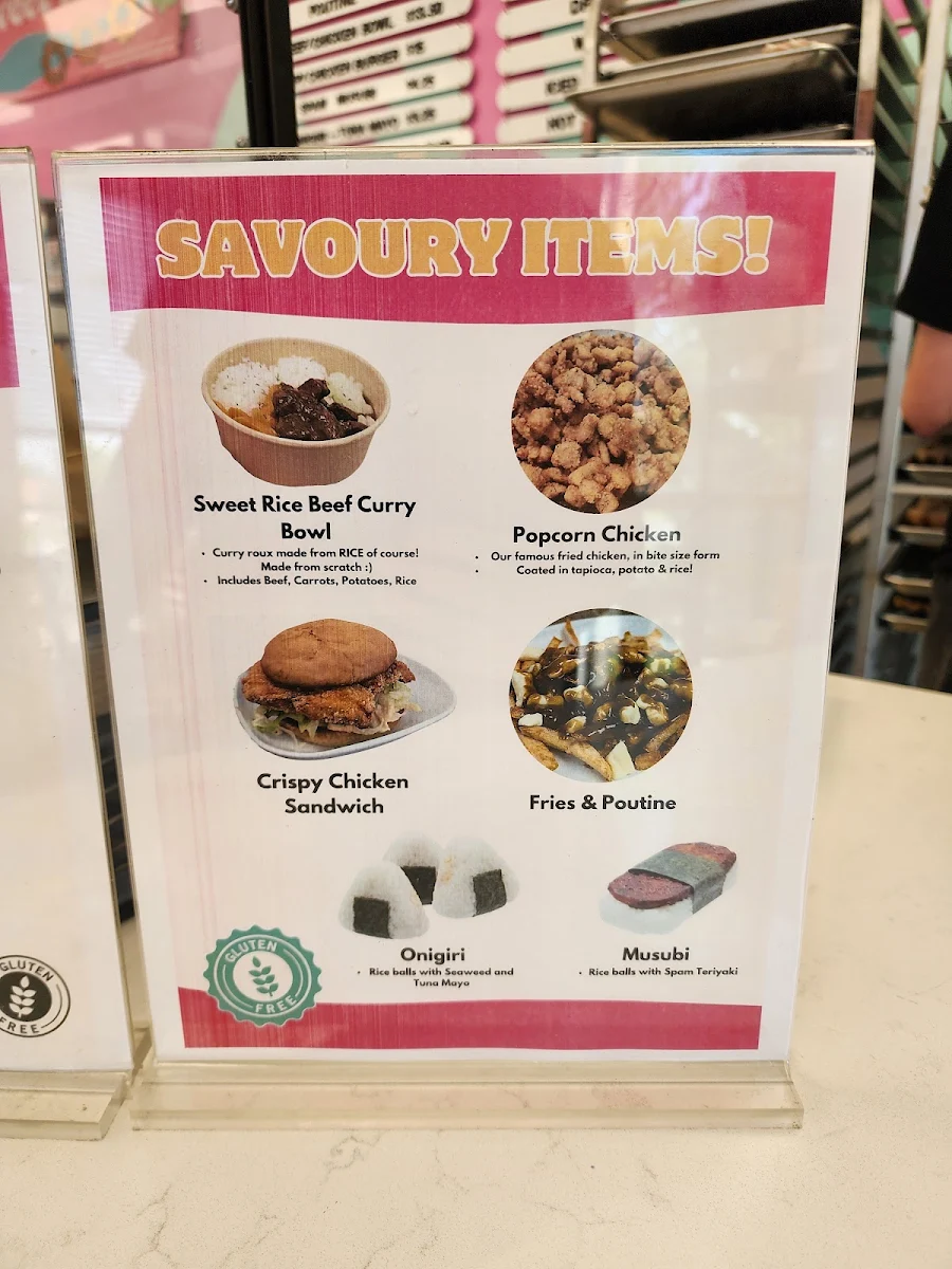Menu, Sweet Rice