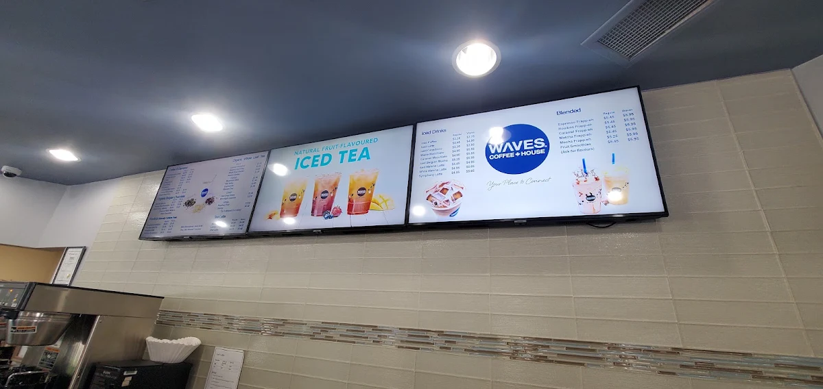 Menu, Waves Coffee House - Pitt Meadows