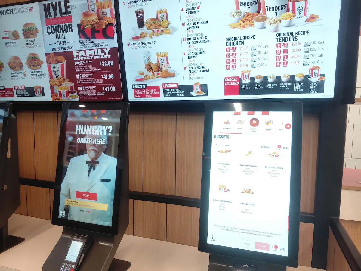 Menu, KFC