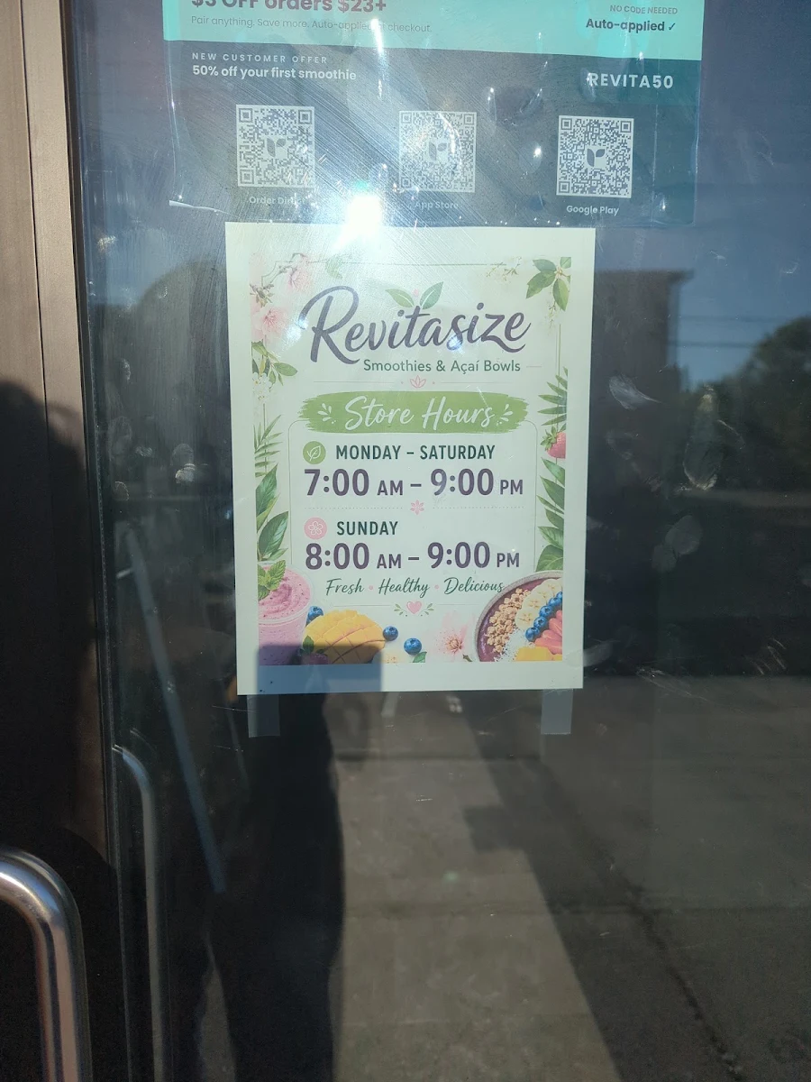 Menu, Revitasize East York