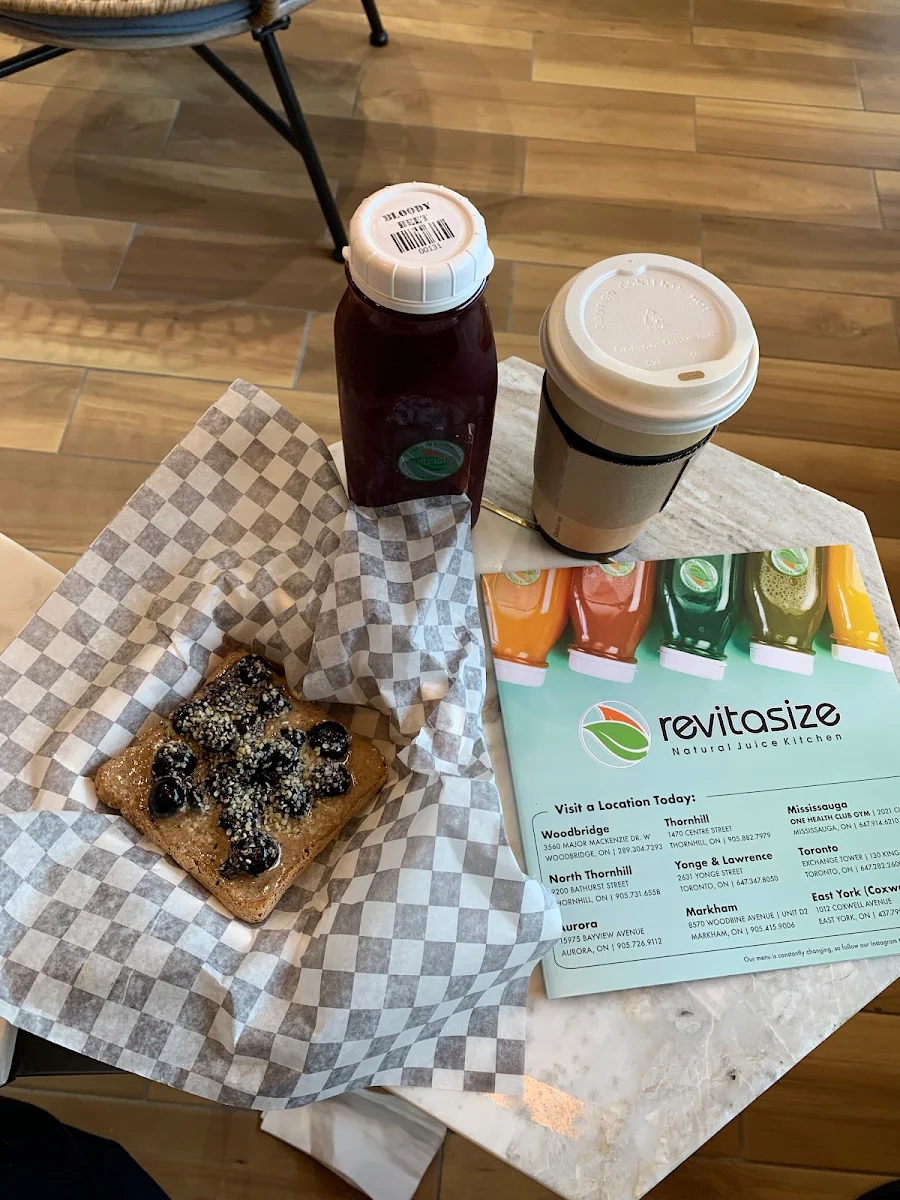 Menu, Revitasize East York