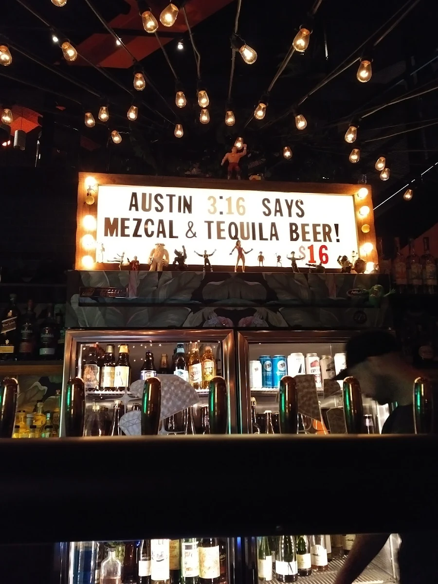 Menu, Good Fortune Bar
