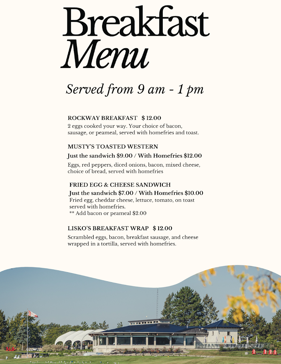 Menu, Rockway Vineyards Restaurant: Windows on Rockway