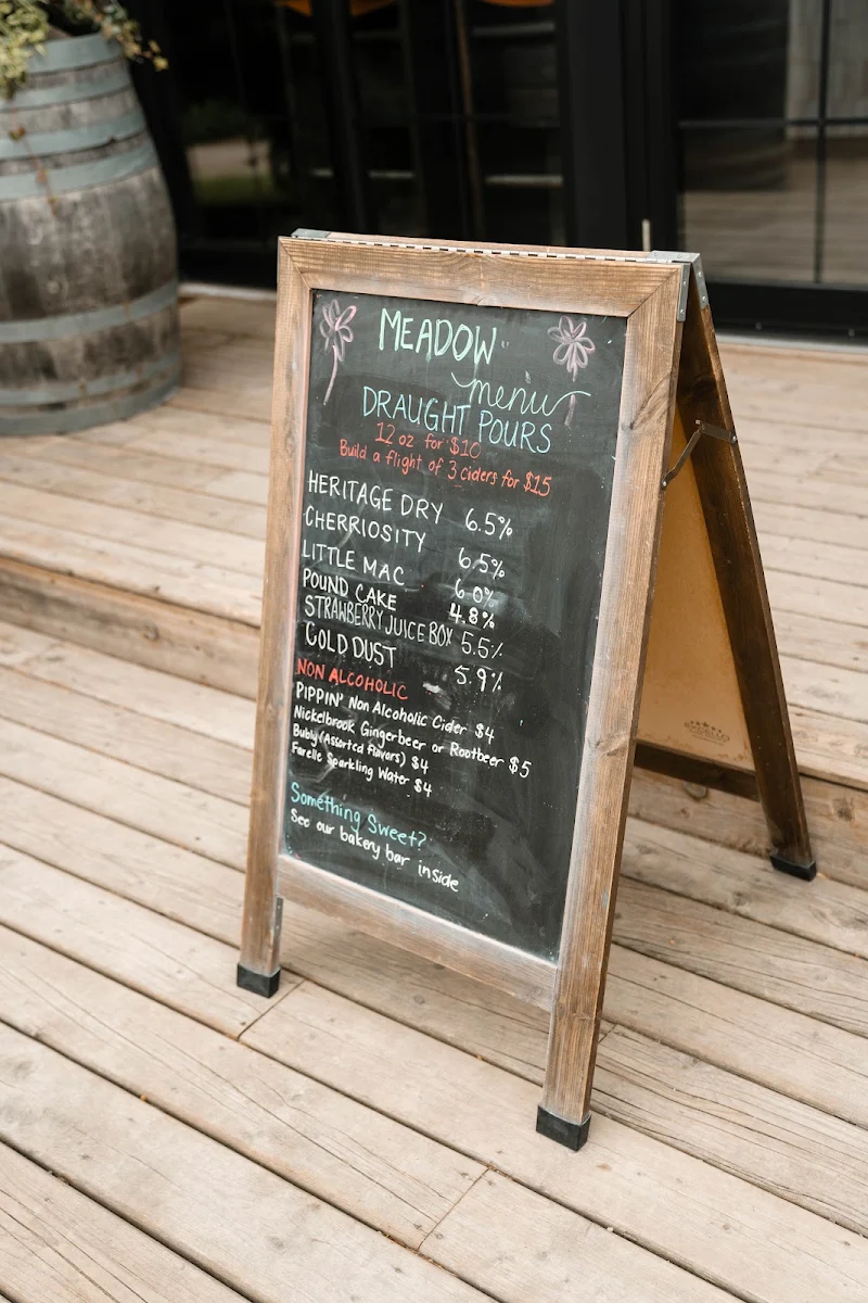 Menu, West Avenue Cider House