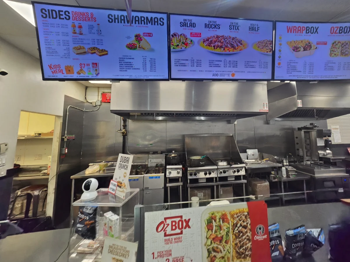 Menu, Osmow's Shawarma