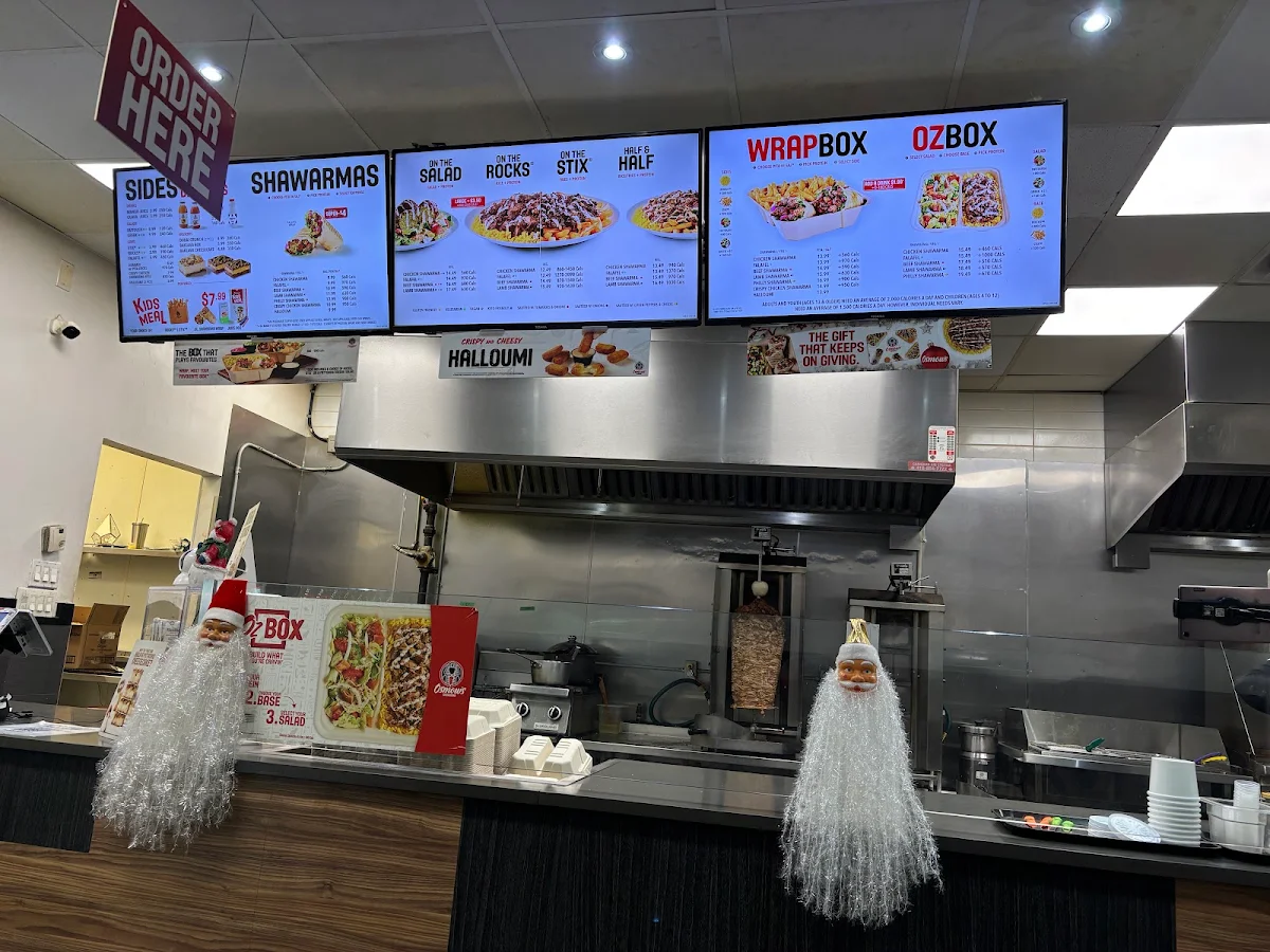 Menu, Osmow's Shawarma