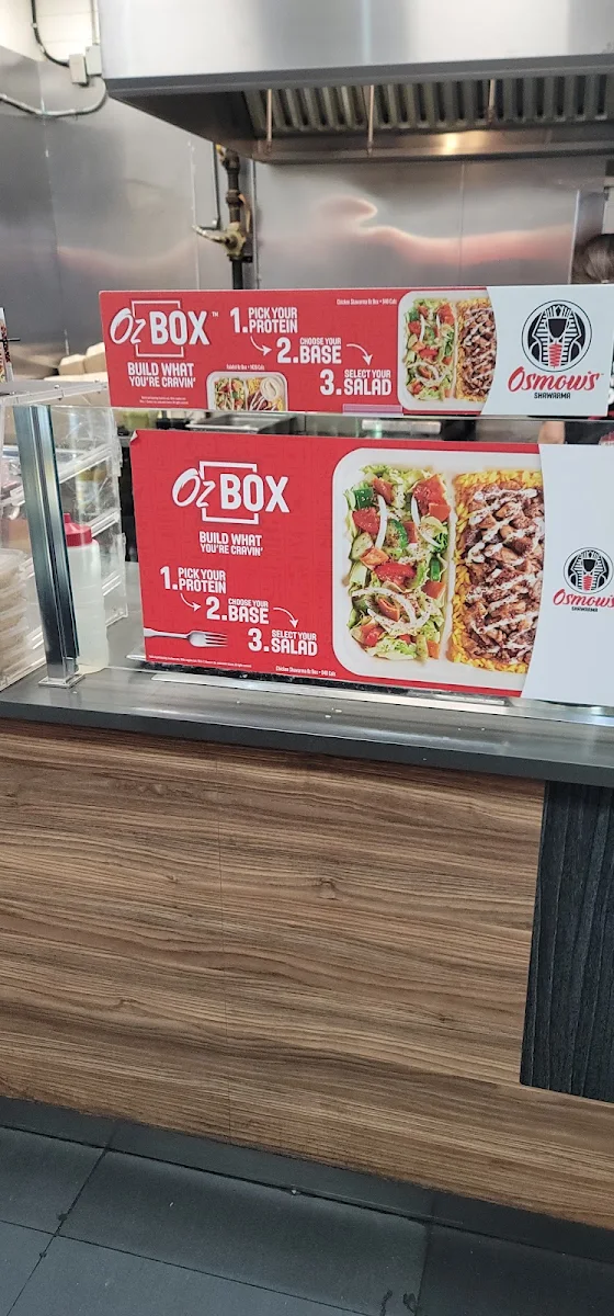 Menu, Osmow's Shawarma