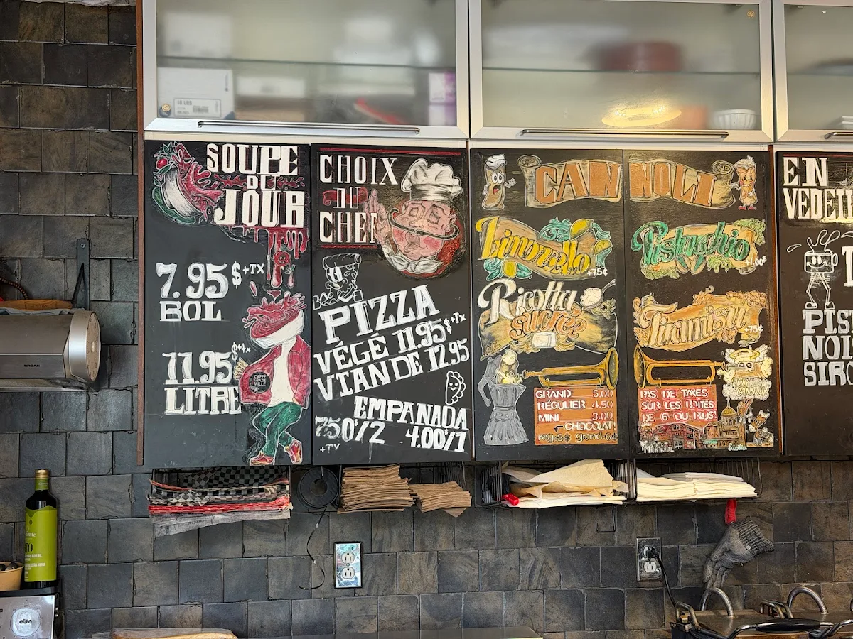 Menu, Caffé Grazie-Mille Fairmount