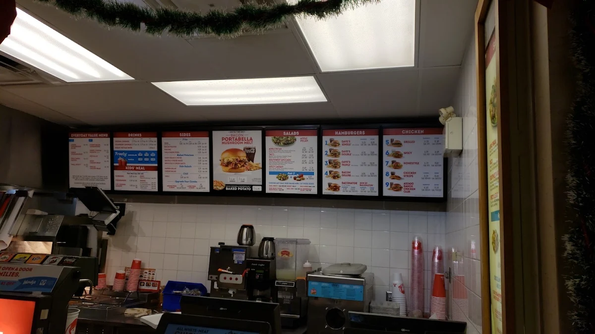 Menu, Wendy's