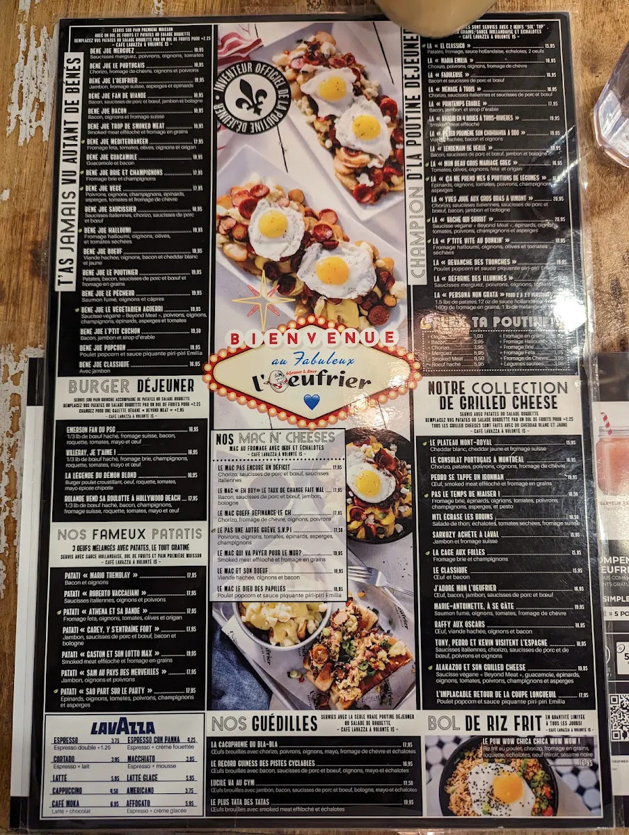 Menu, L’Œufrier
