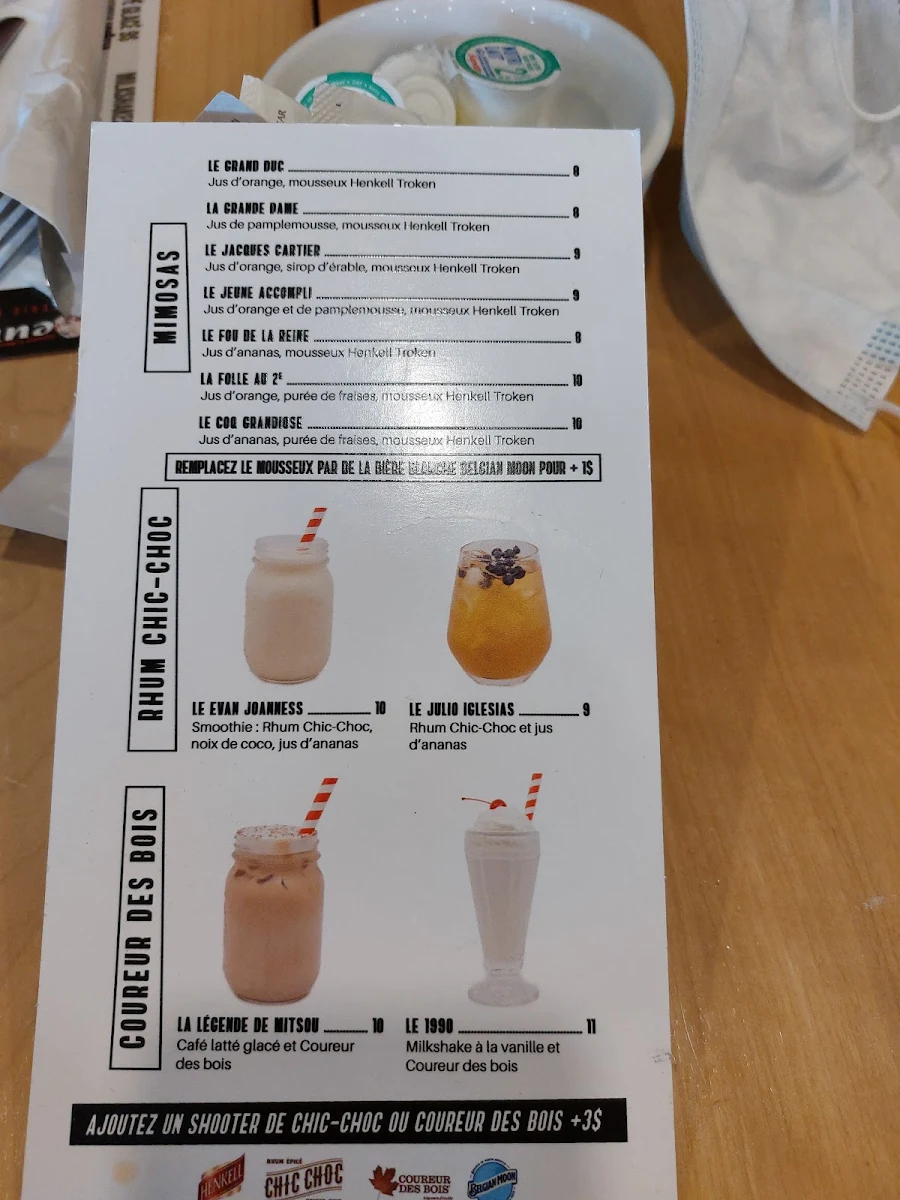 Menu, L’Œufrier