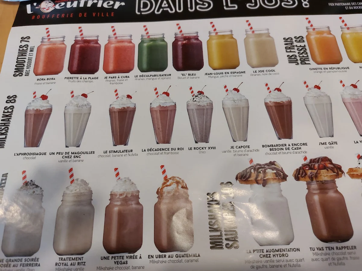 Menu, L’Œufrier