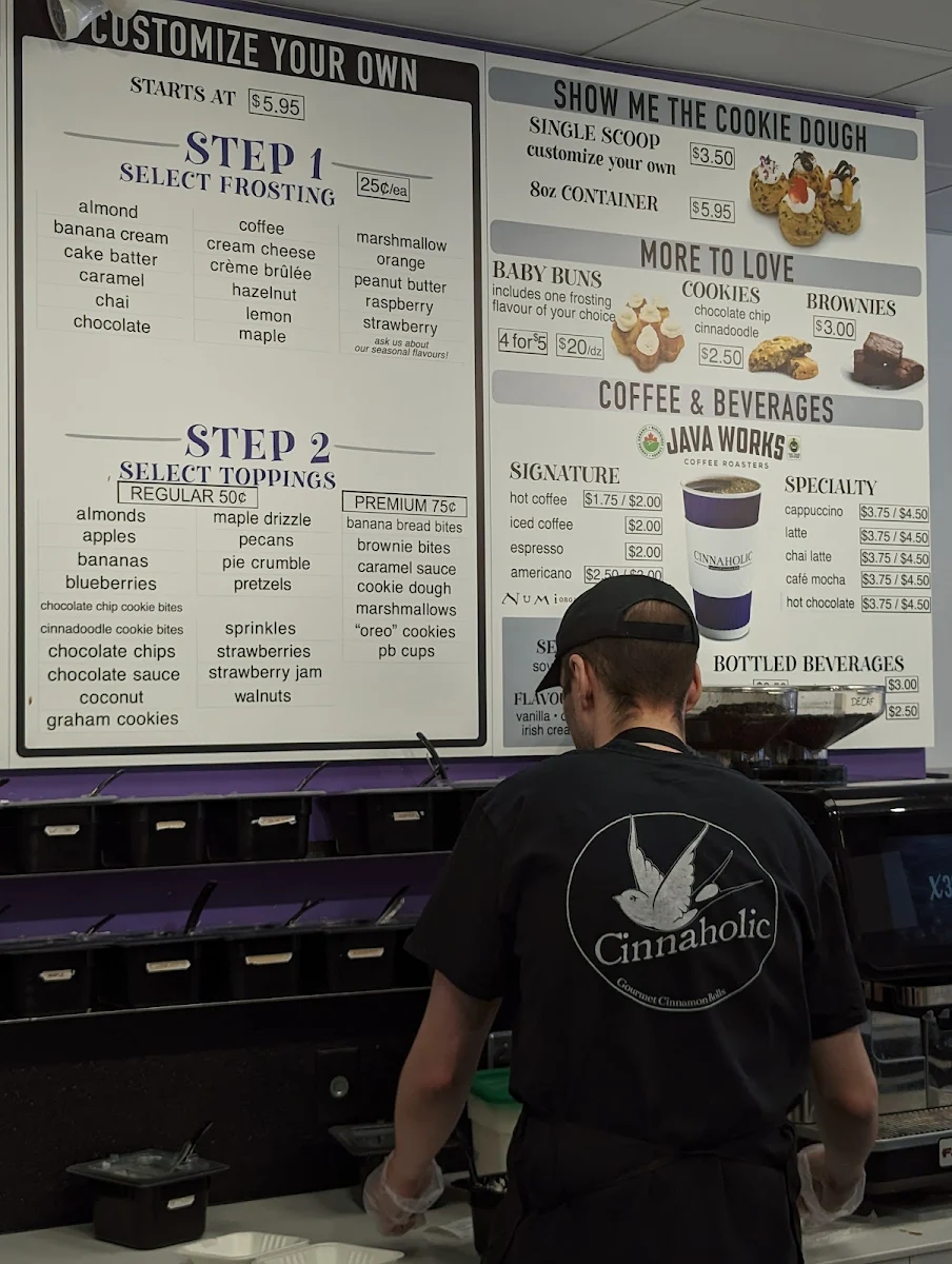 Menu, Cinnaholic