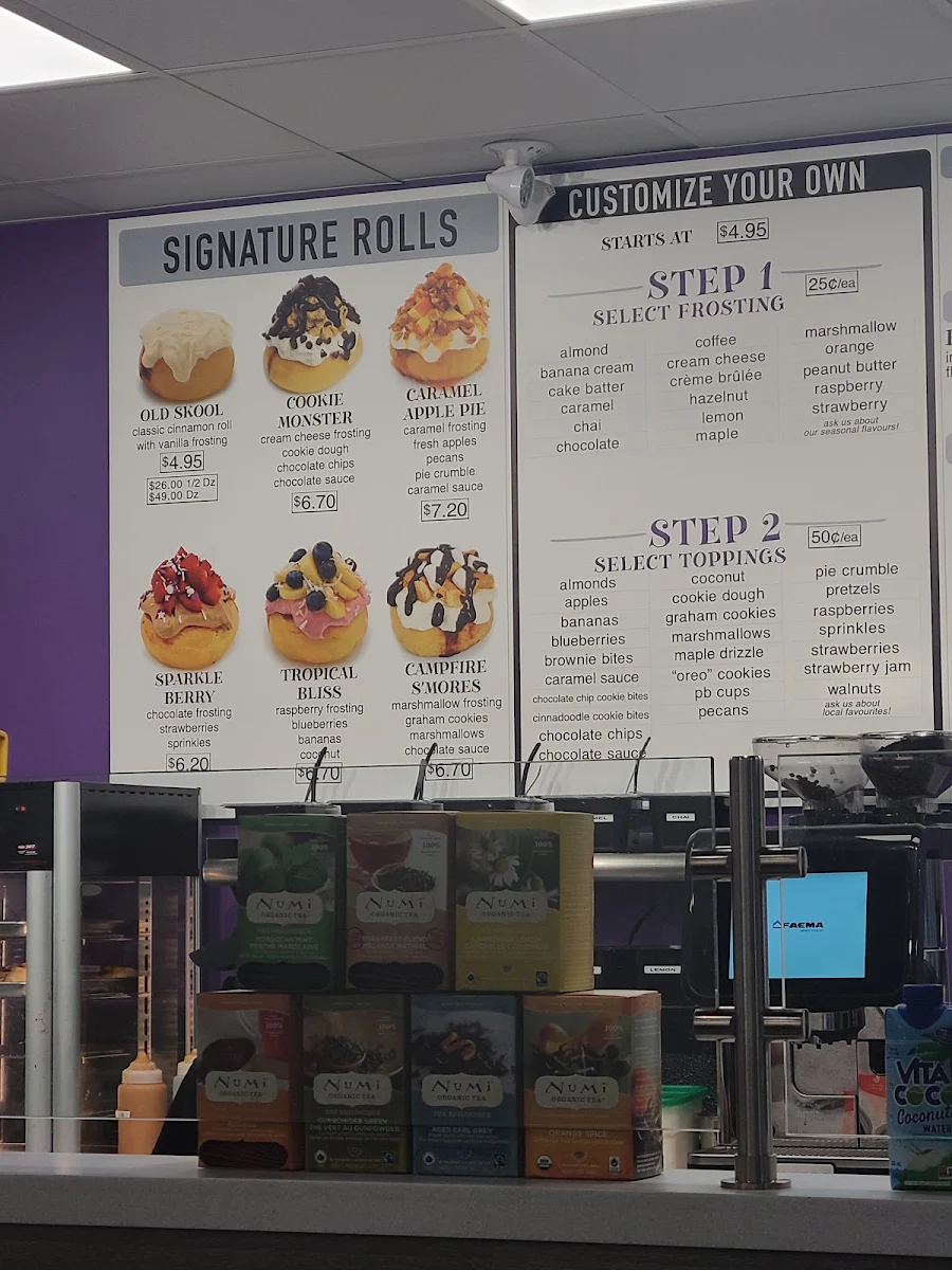 Menu, Cinnaholic