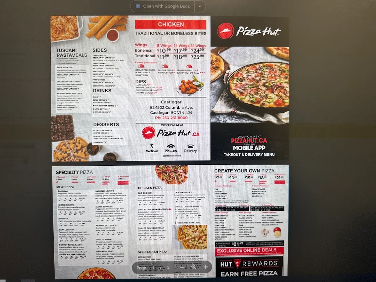 Menu photo 1
