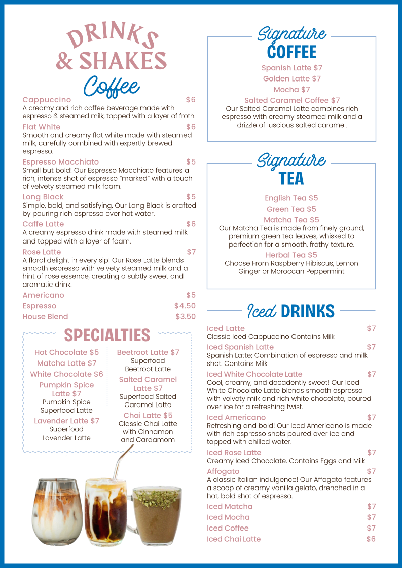 Menu, Mieluna