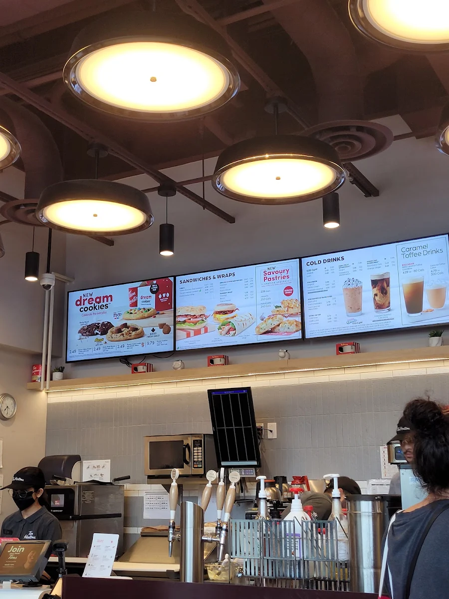 Menu, Tim Hortons