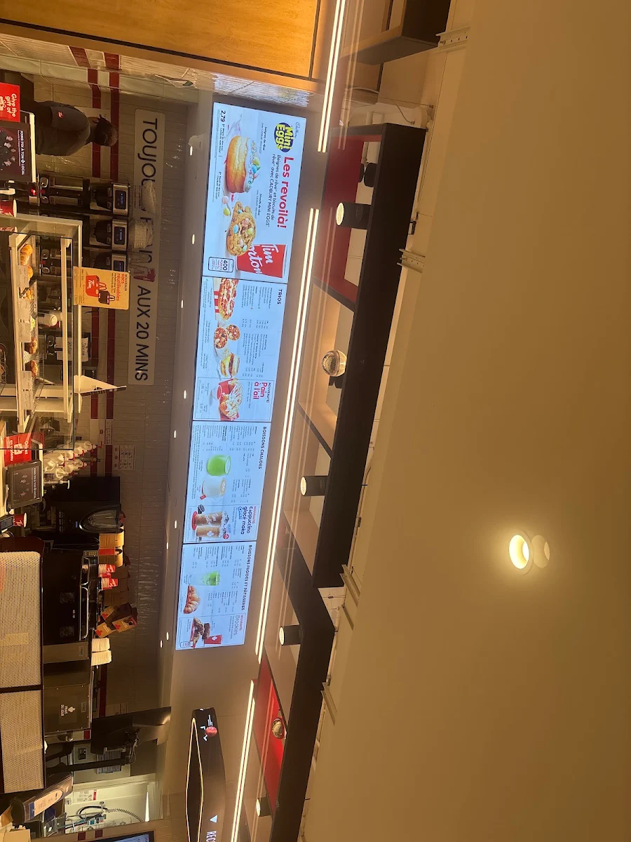 Menu, Tim Hortons