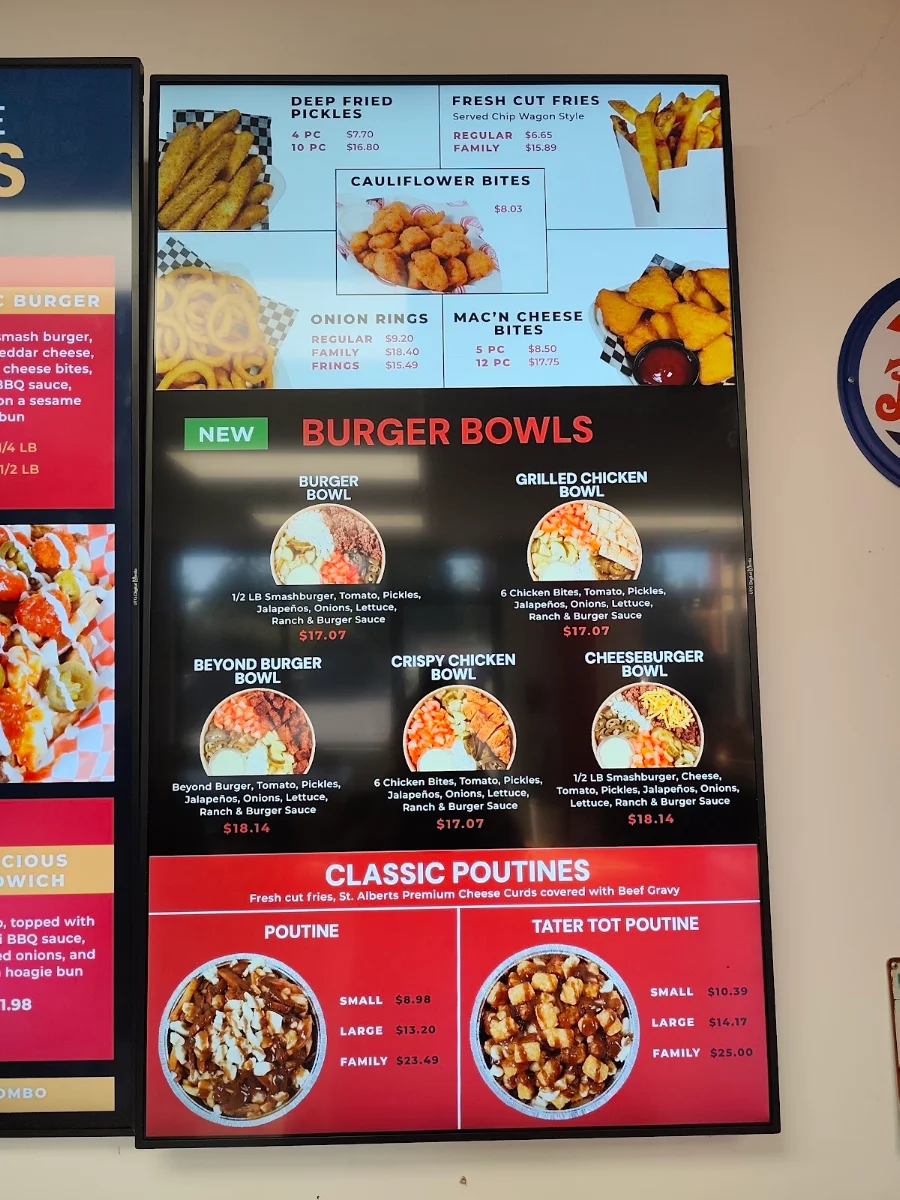 Menu, LAW & ORDERS KANATA SOUTH