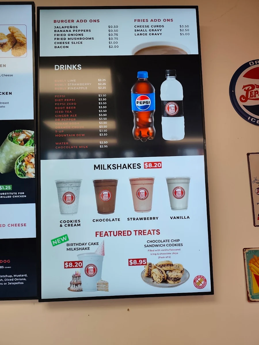 Menu, LAW & ORDERS KANATA SOUTH