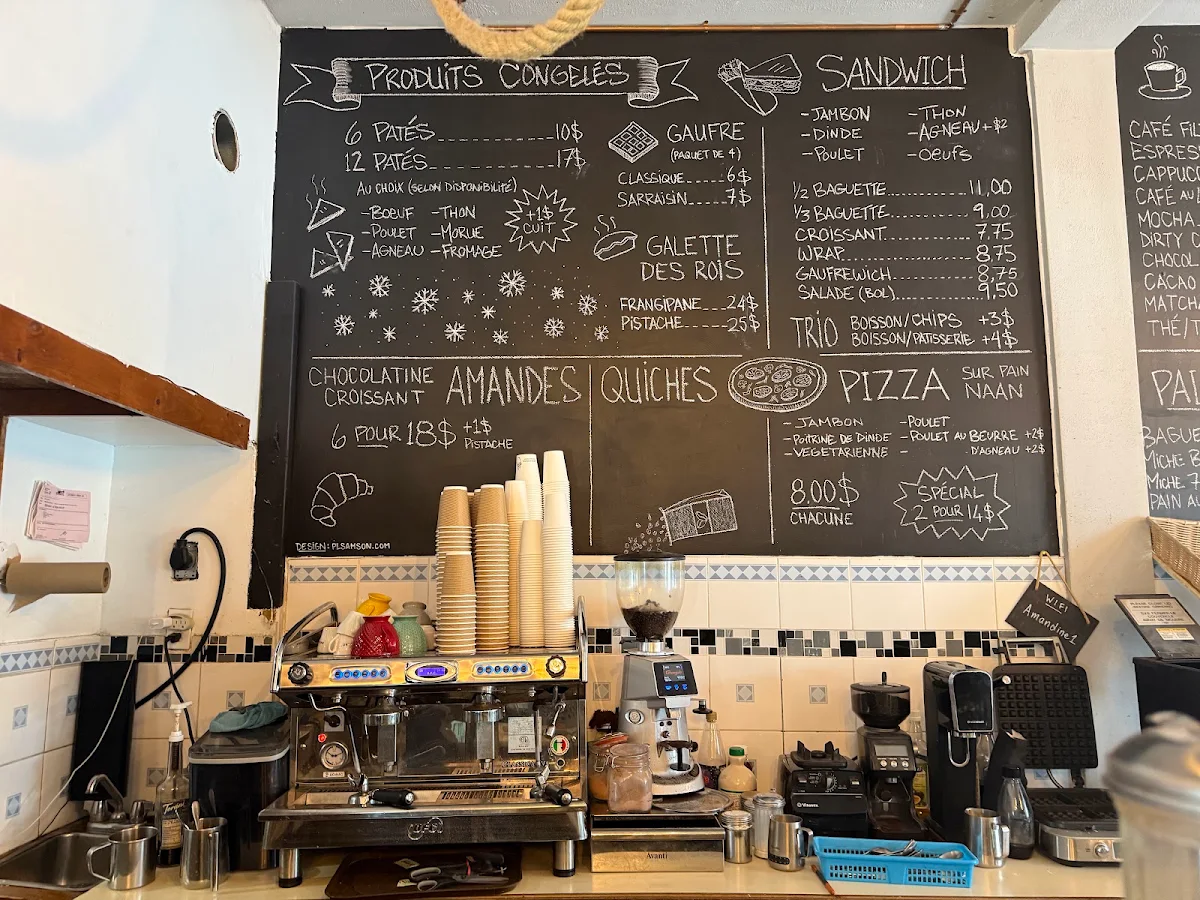 Menu, Boulangerie Gate toi