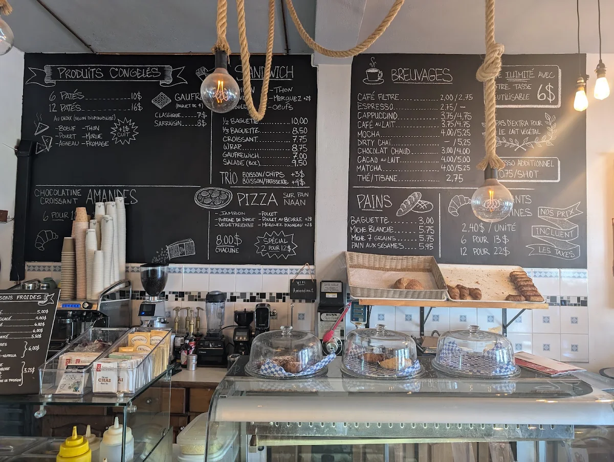 Menu, Boulangerie Gate toi