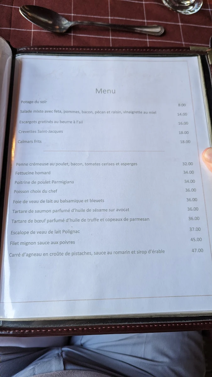Menu photo 1