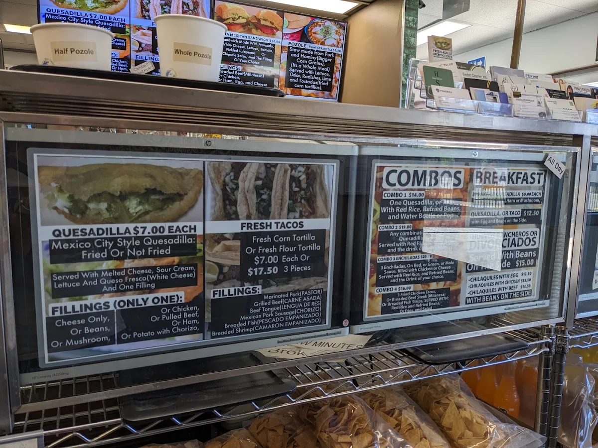 Menu, Fresh-adilla, Fresh Tortilla/Deerfoot Cafe