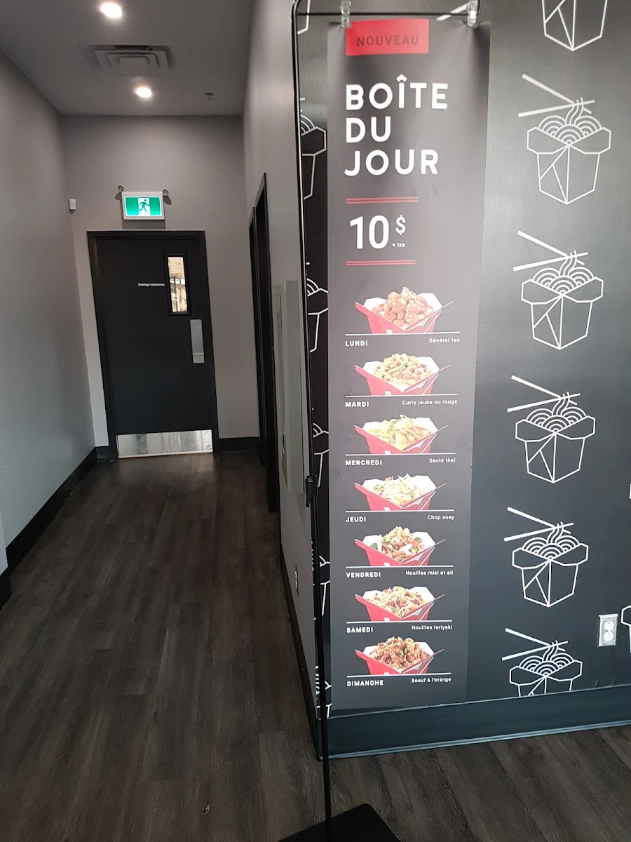 Menu, Café Morgane