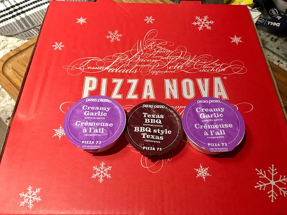 Menu, Pizza Nova
