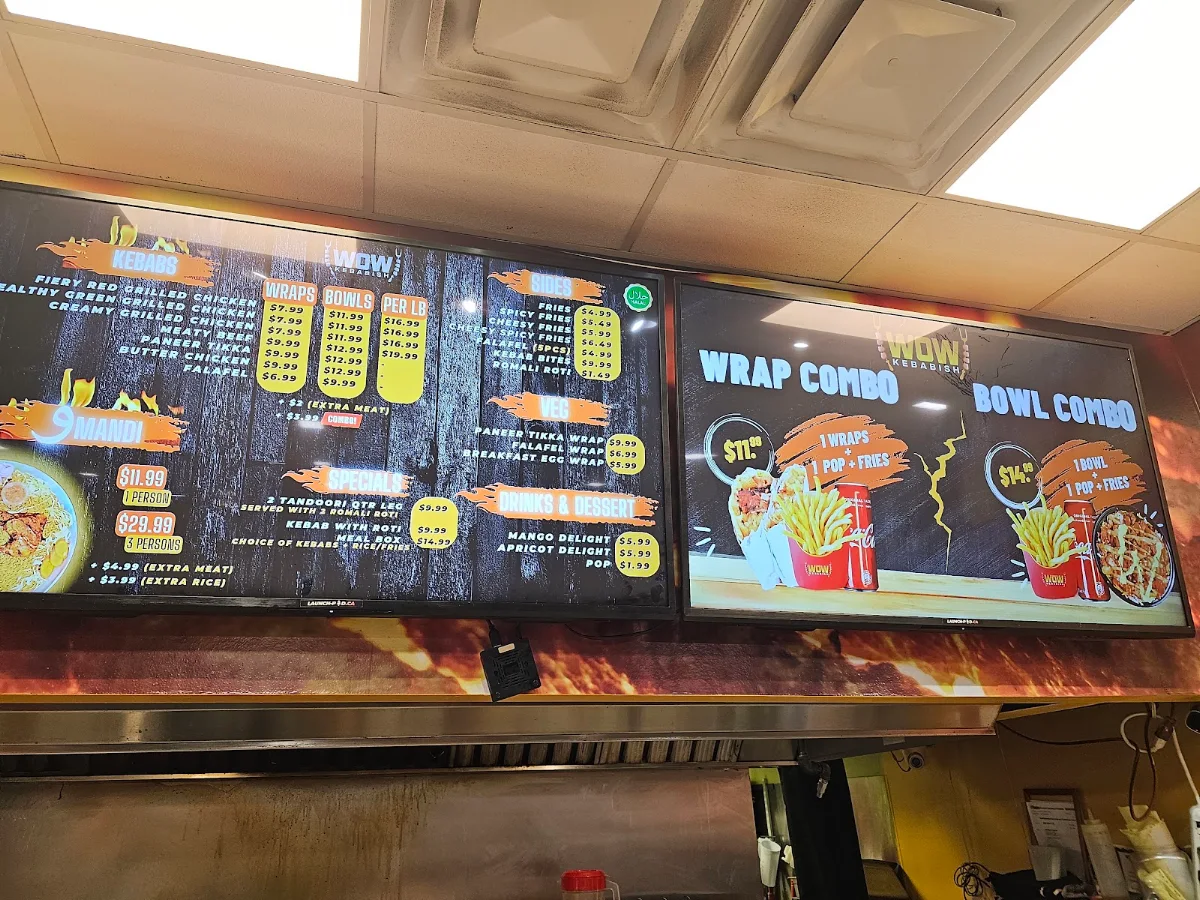 Menu, WOW Kebabish! - Best Mandi and Kebab in North York