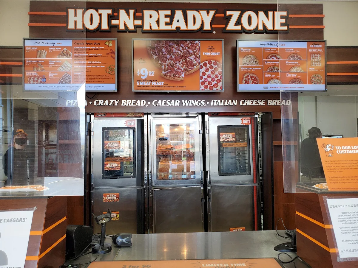 Menu, Little Caesars Pizza