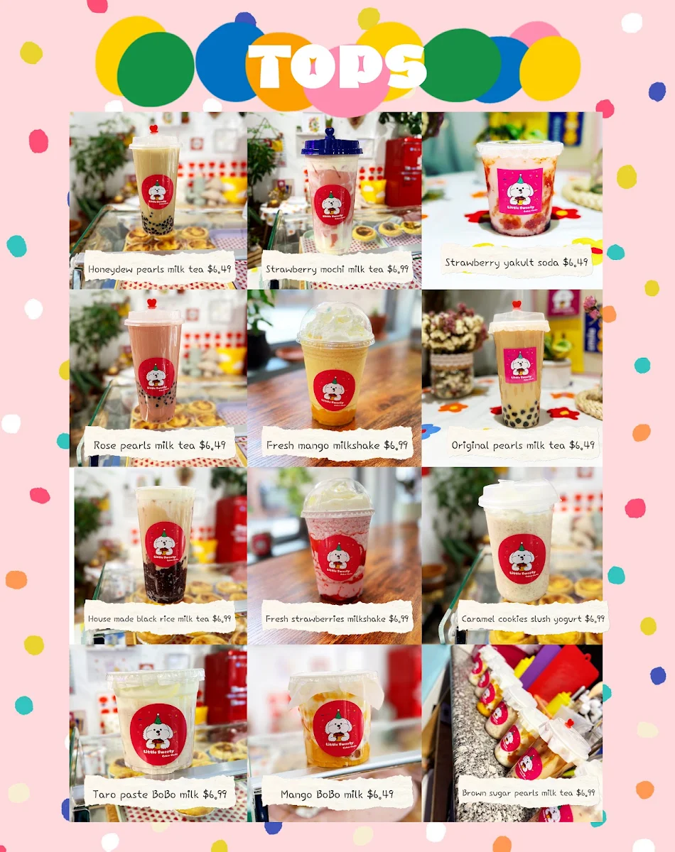 Menu, Little Sweety Cakes Studio➕Bubble Tea