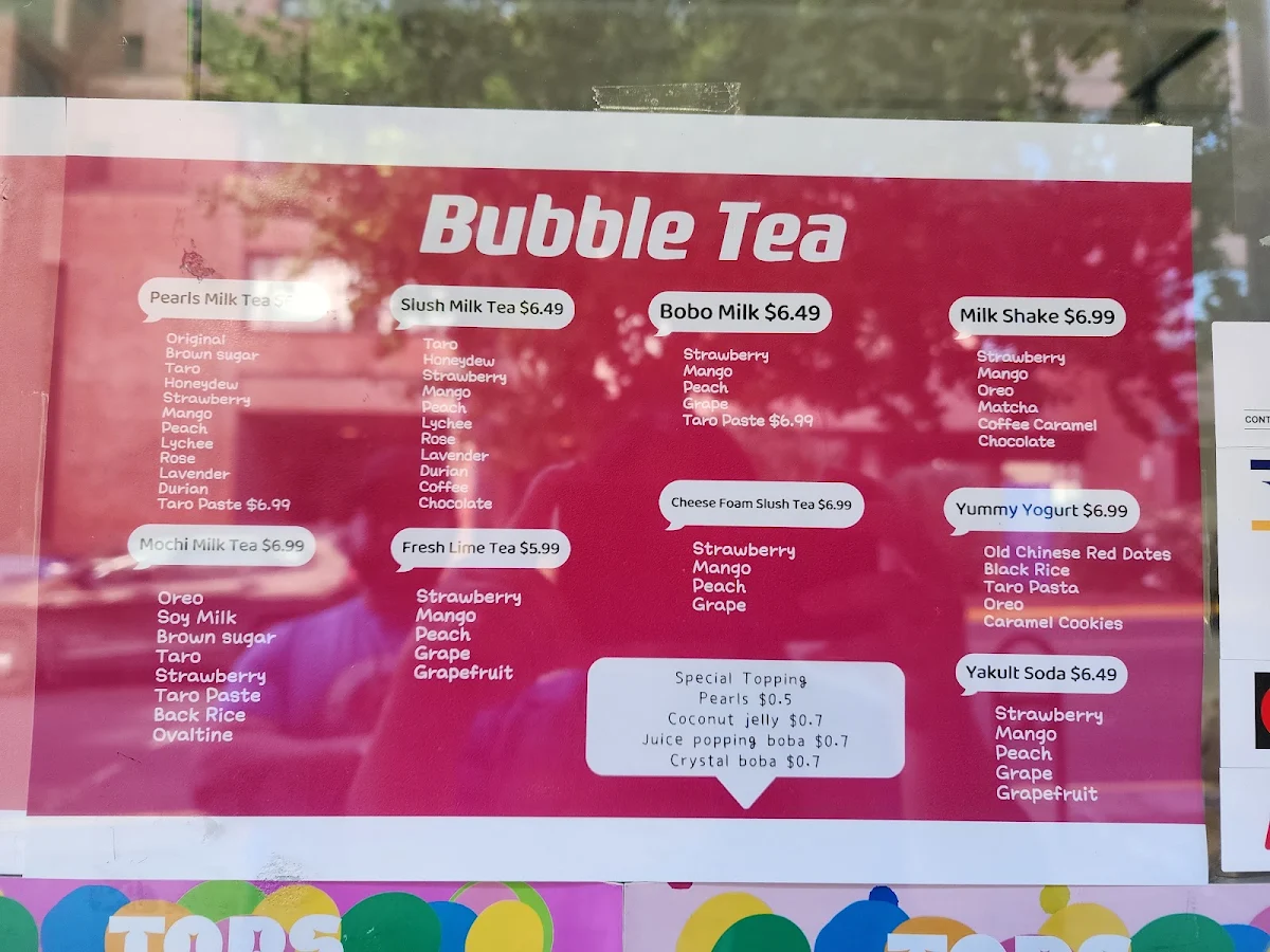 Menu, Little Sweety Cakes Studio➕Bubble Tea