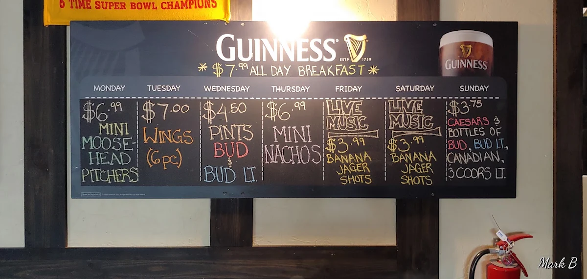 Menu, Duke & Duchess