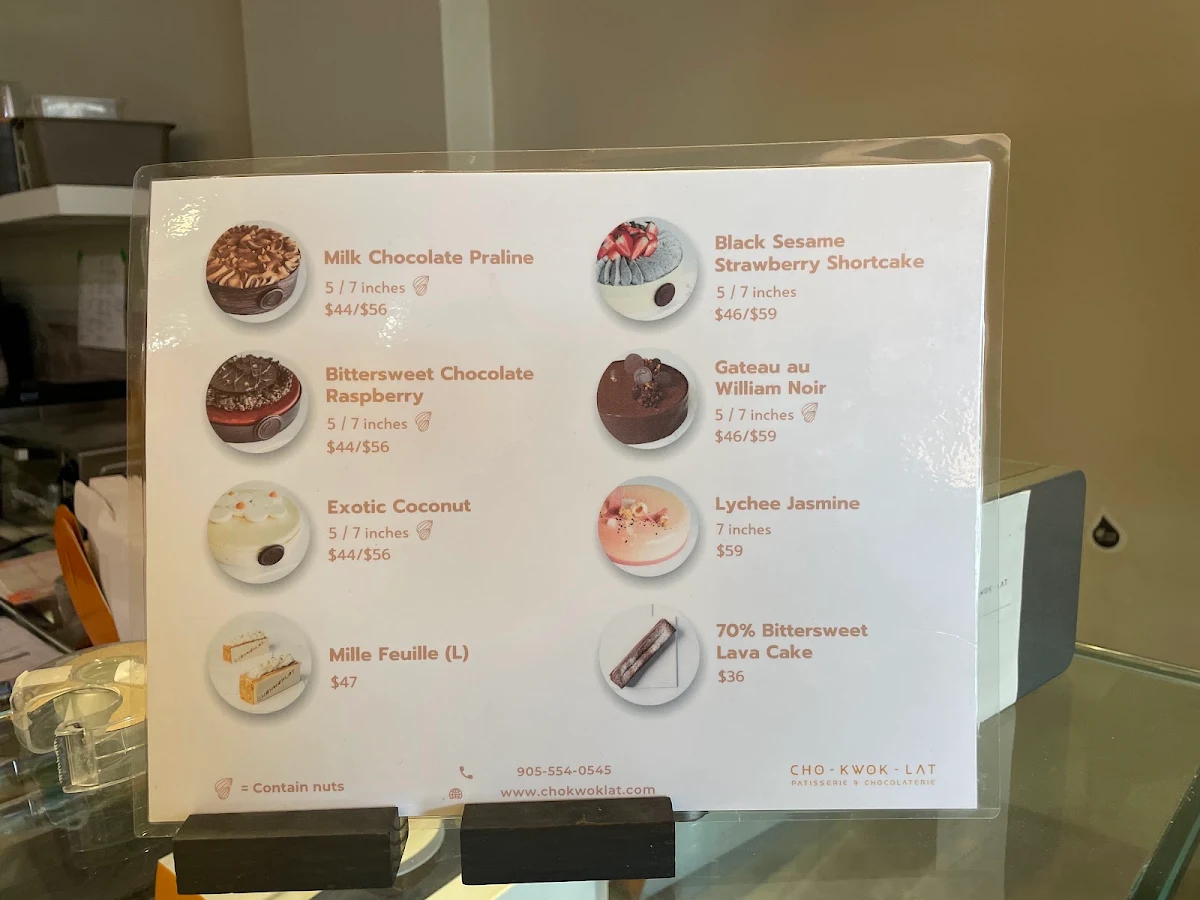 Menu, Cho-Kwok-Lat (Markham)