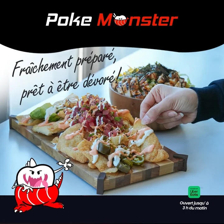 Menu, Poke Monster (Terrebonne)
