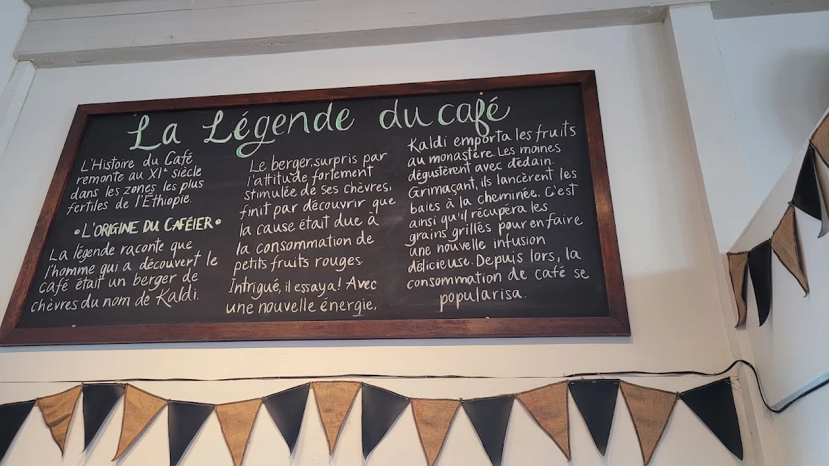 Menu, Le Caféier | atelier torréfaction