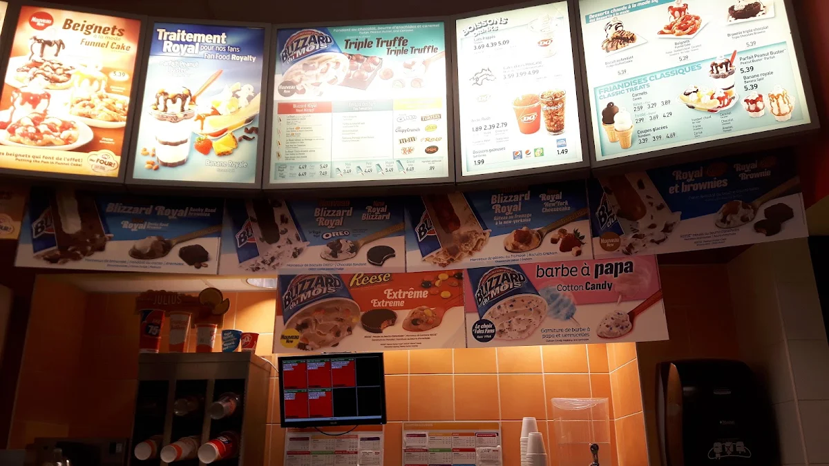 Menu, Dairy Queen (Treat)