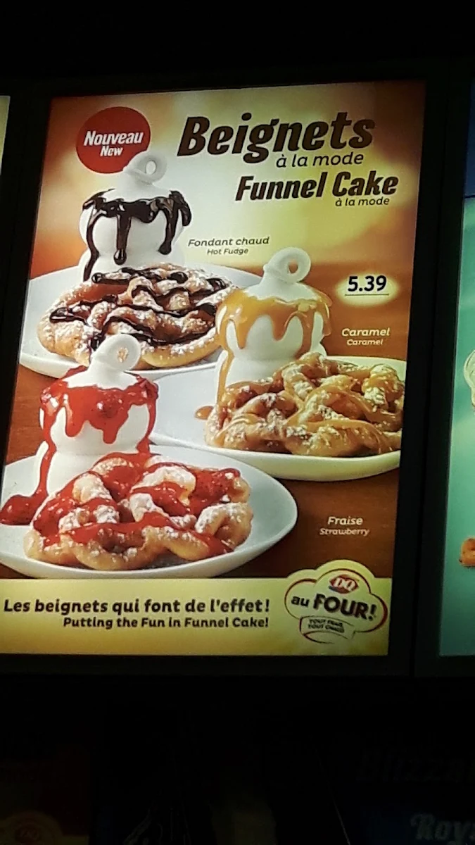 Menu, Dairy Queen (Treat)