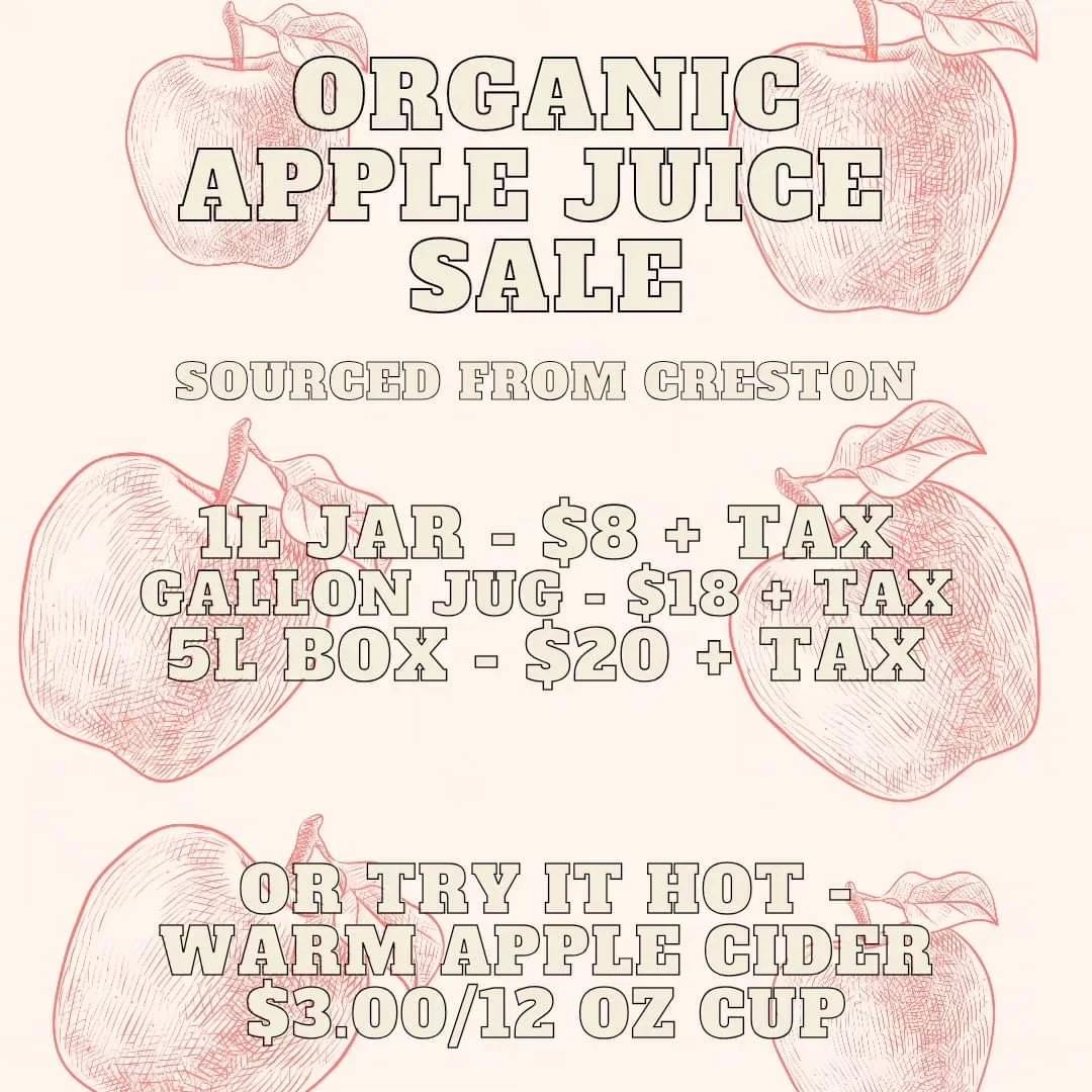 Menu, Mountain Valley Bliss