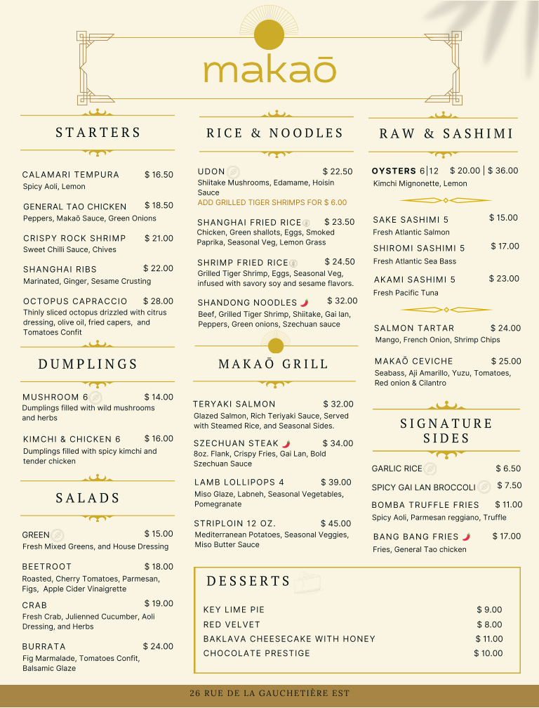 Menu photo 1