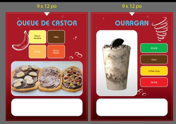 Menu, Relaisdessommets