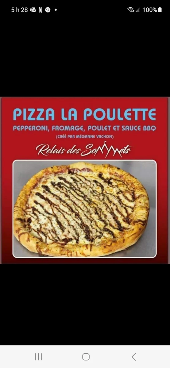 Menu, Relaisdessommets