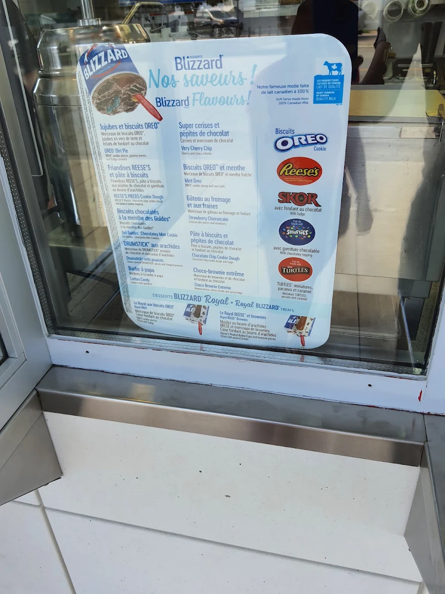Menu, Dairy Queen (Treat)