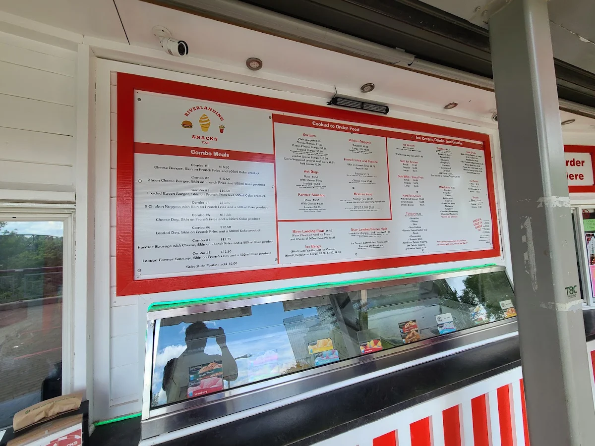 Menu, The Sugar Shack