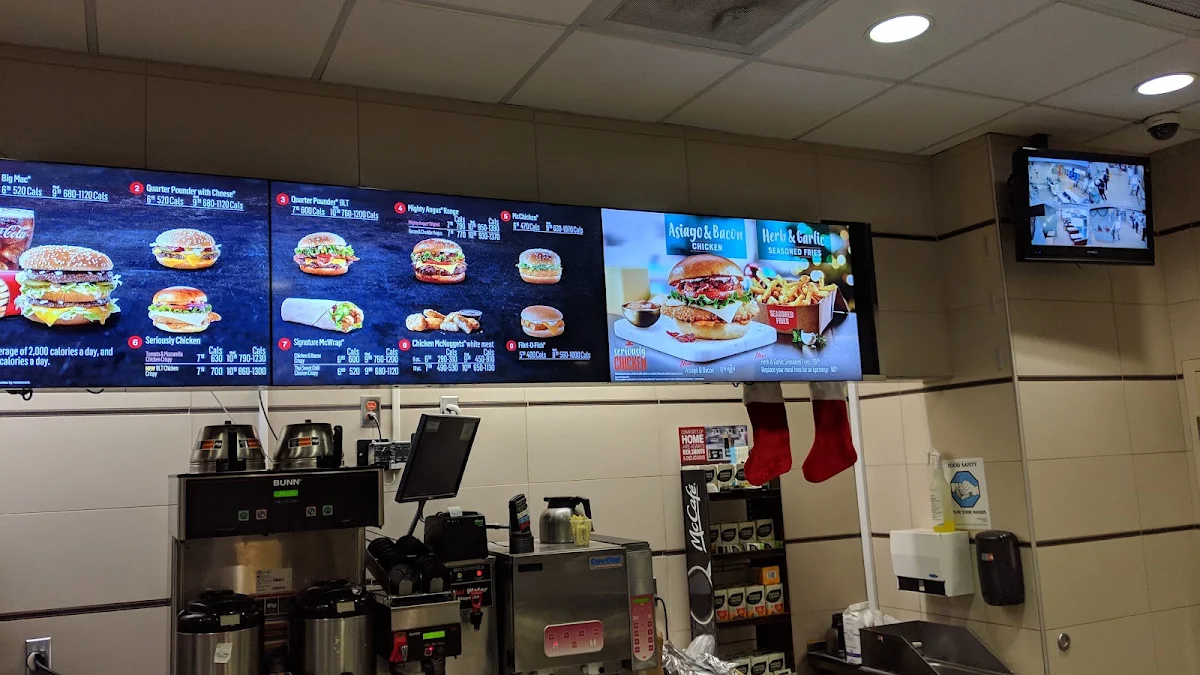 Menu, McDonald's