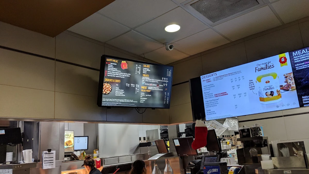 Menu, McDonald's
